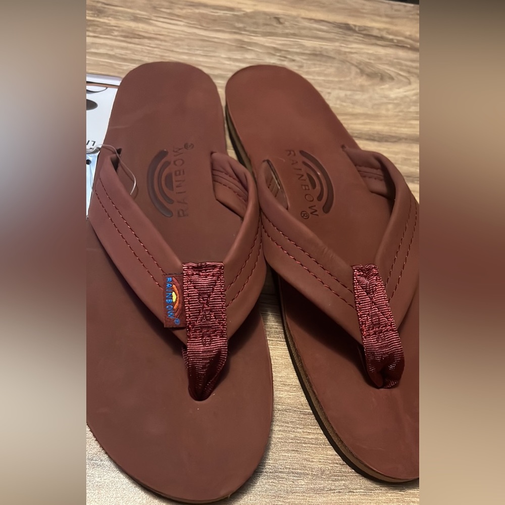 NWT Rainbow Sandals. limited edition